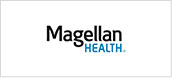 A picture of the magellan health logo.