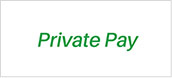 A green and white logo for private payments.